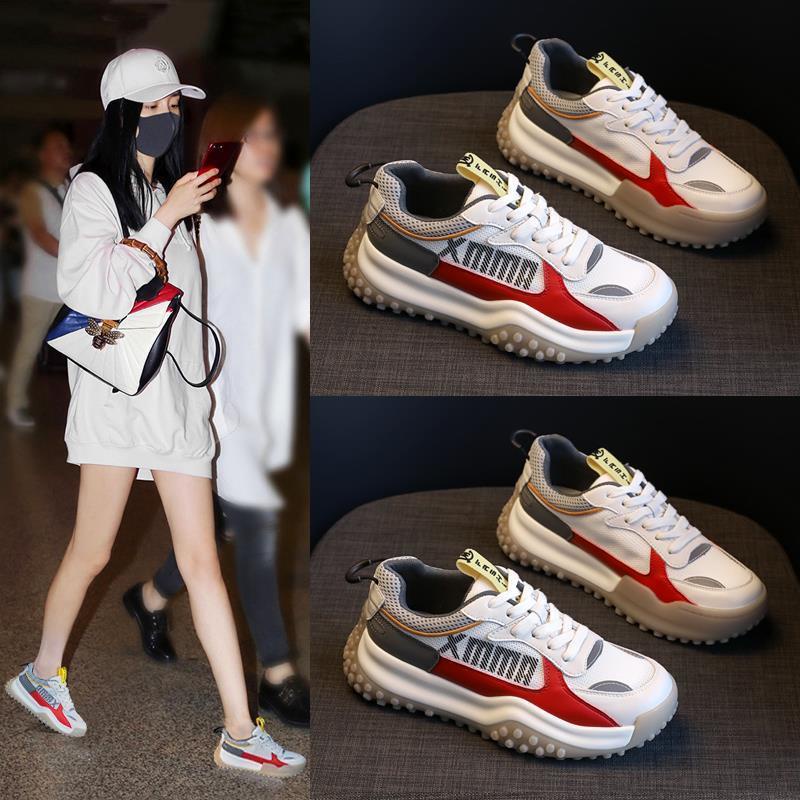 Giày Thể Thao Đế Dày Phối Lưới Thoáng Khí Năng Động Thời Trang Cho Nữ