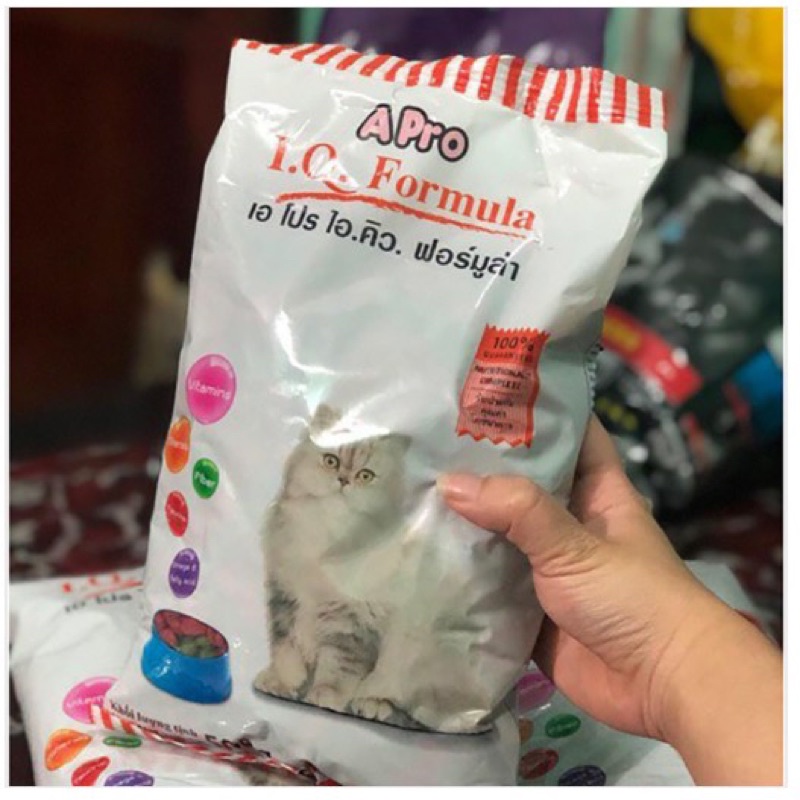 (Now ship 1 giờ) Thức ăn cho mèo Apro IQ Formula 500g hạt cho mèo giá rẻ bổ sung vitamin rau củ - HDPET Shop