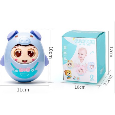 【EGG】Lật Đật Đồ Chơi Tinh Nghịch Chú Heo Dễ Thương Chớp Mắt Có Chuông Nhẹ Nhàng Cho Bé Yêu