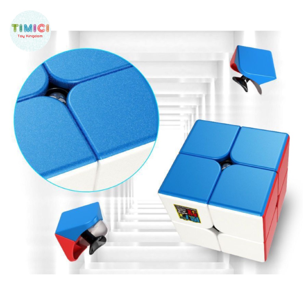 [RB002] Rubik 2x2 Stickerless MoYu MeiLong MFJS Rubik 2 Tầng Phát Triển Trí Thông Minh Cho Bé