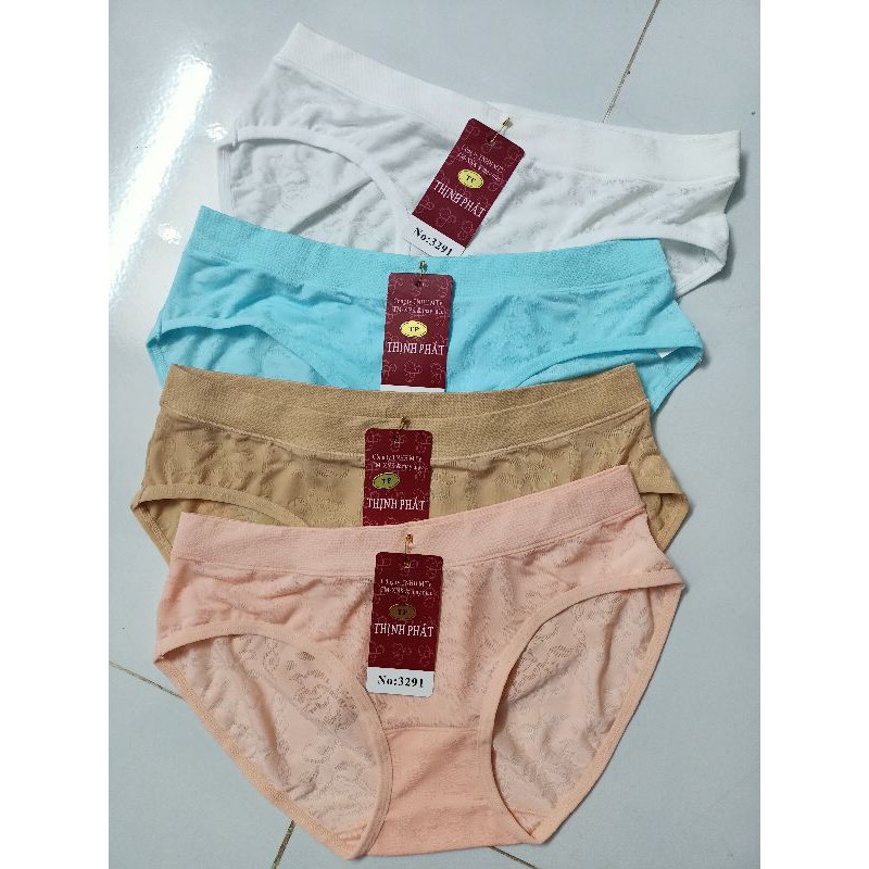 Quần lót Thịnh phát  hàng Việt Nam, thun lạnh phối ren hoa loại 1, freesize từ 60kg đổ lại