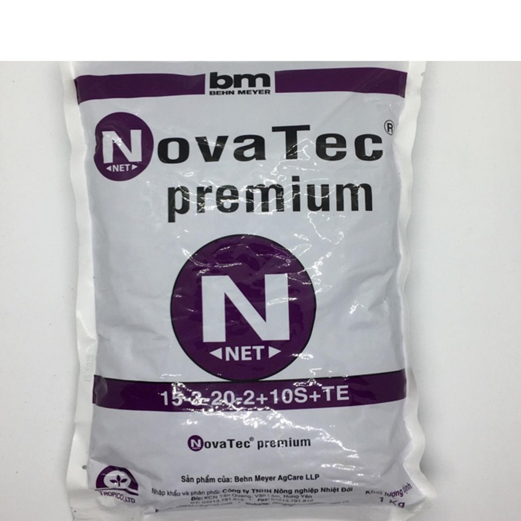 Phân bón Đức Tím NK NovaTec Premium gói 1kg