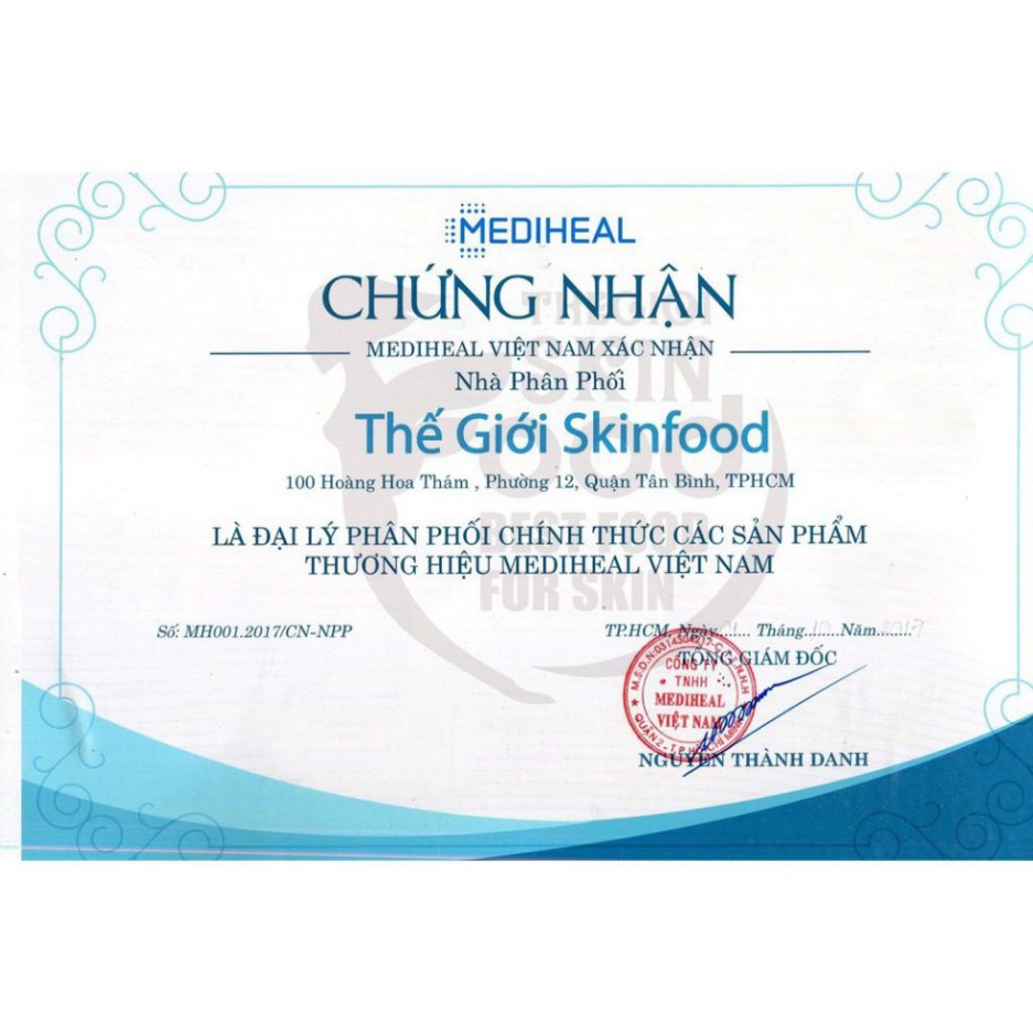 Mặt Nạ Nâng Cơ, Giảm Mỡ Thừa Tạo Hình V-Line Mediheal V.T.R Stretching Patch 20ml B0