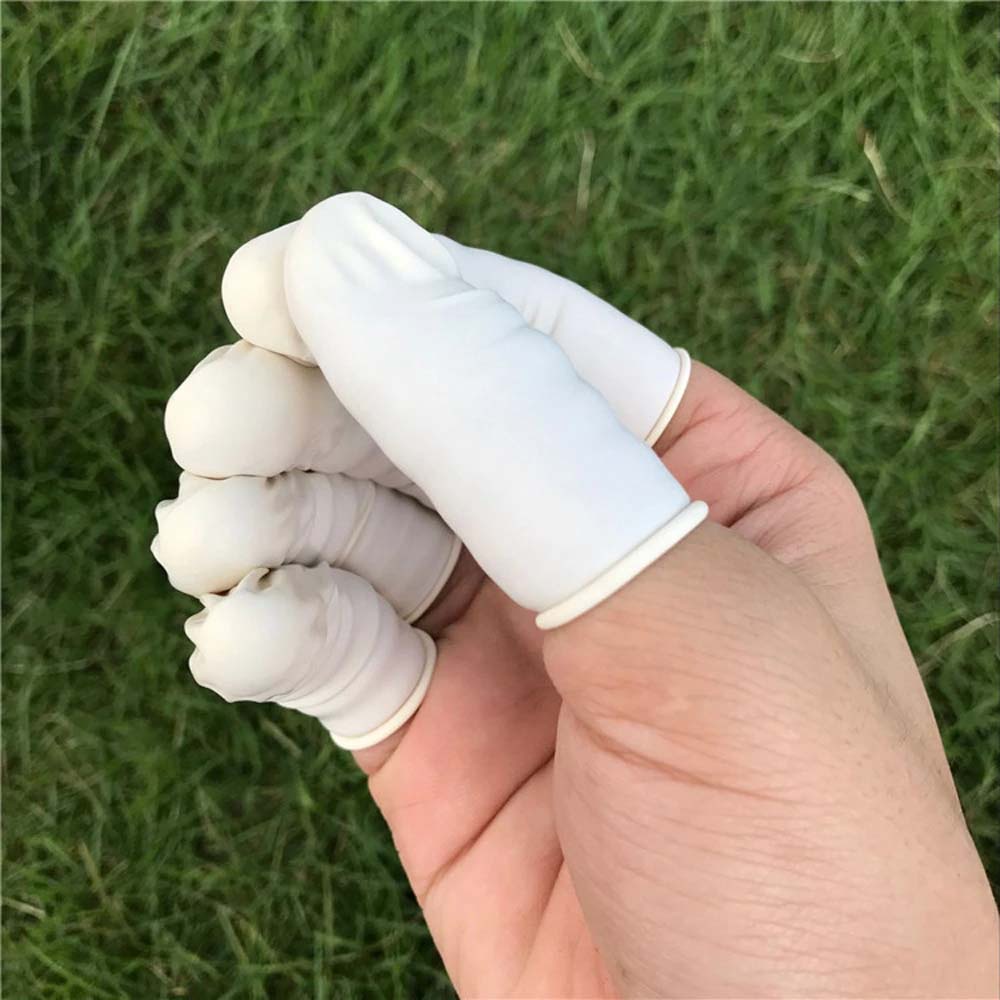 Set 100 bao ngón tay bằng cao su đa dụng chất lượng cao