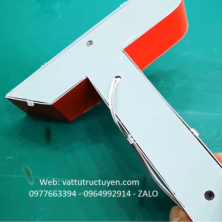 Ke nhựa đặc biệt đỡ hậu chữ nhôm inox, ke kép đỡ hậu chữ inox nhôm 1mm 2mm, tai đỡ hậu chữ nhôm inox 1mm 2mm