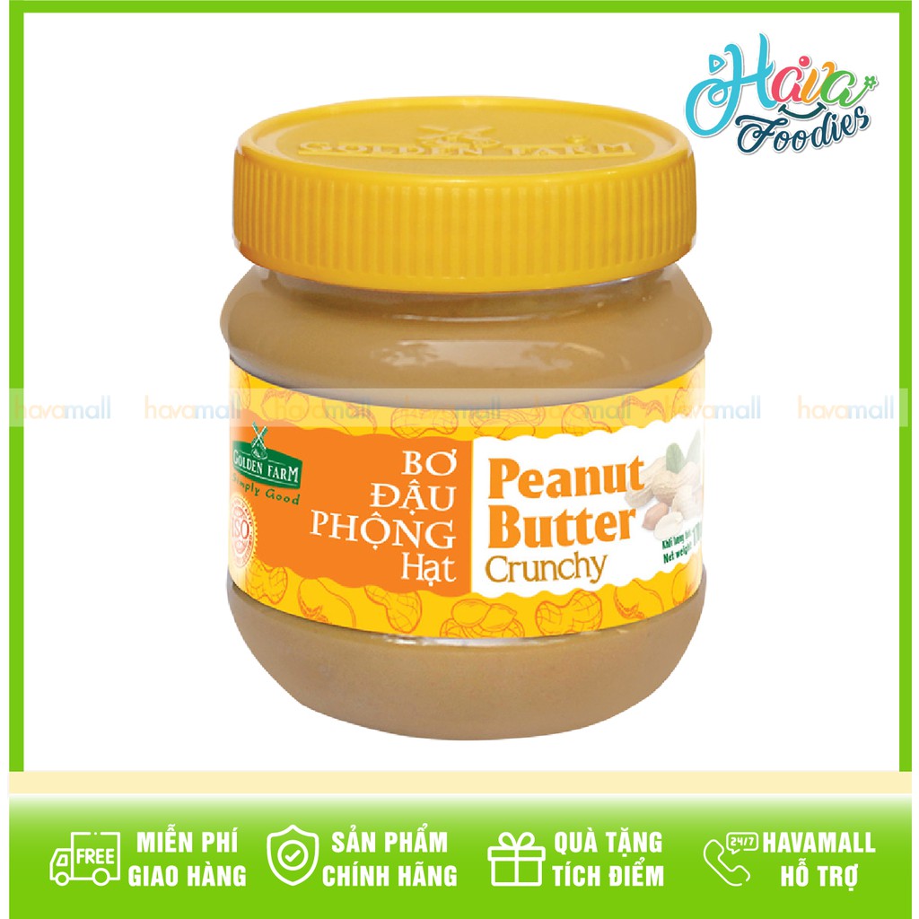 Bơ Đậu Phộng Hạt Golden Farm