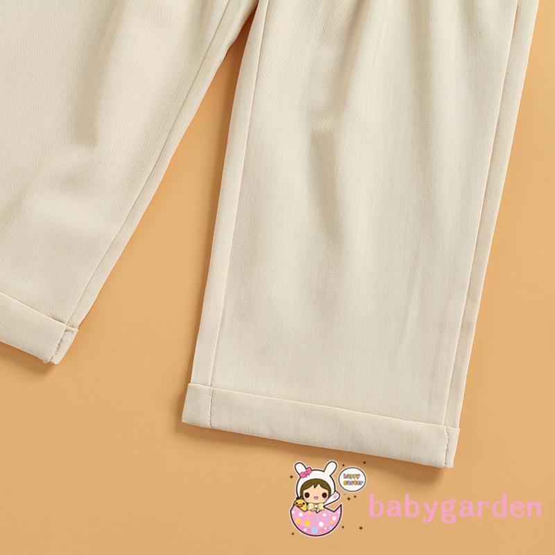 Set Đồ Mùa Hè 3 Món Gồm Áo Ba Lỗ Cổ Tròn + Quần Có Túi Cho Bé Gái 1-9 Tuổi