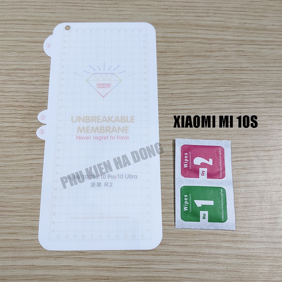 Miếng dán PPF chống xước màn hình - mặt lưng Xiaomi Mi 10S