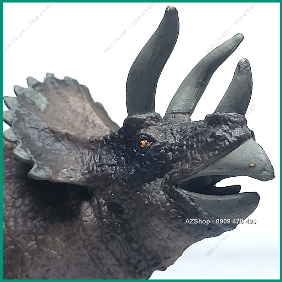 Mô Hình Khủng Long Tê Giác 3 Sừng Triceratops Sống Động - Nâu