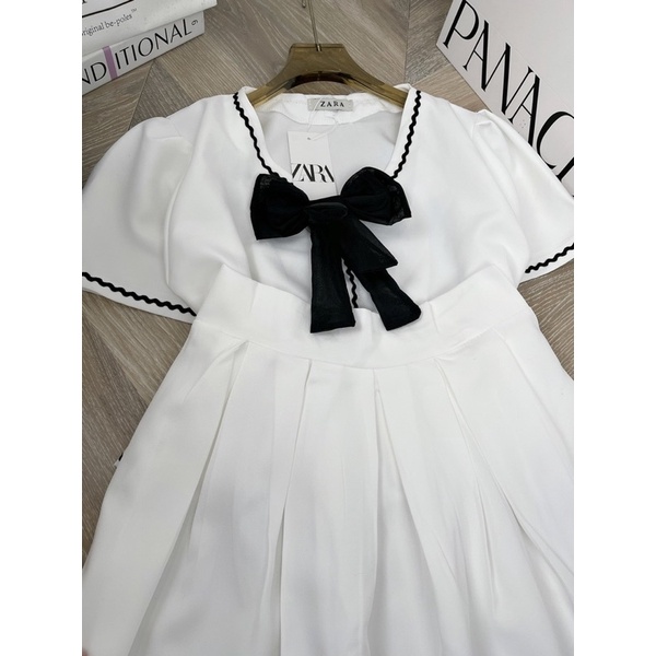 [ 𝐅𝐑𝐄𝐄 𝐒𝐇𝐈𝐏 ] SÉT VÁY UZZLANG TIỂU THƯ CÚC NƠ NGỌC CAO CẤP CHẤT CHÉO THÁI HÀNG L1