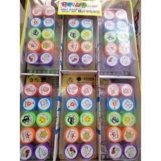 Bộ 10 con dấu stick khen thưởng cho bé