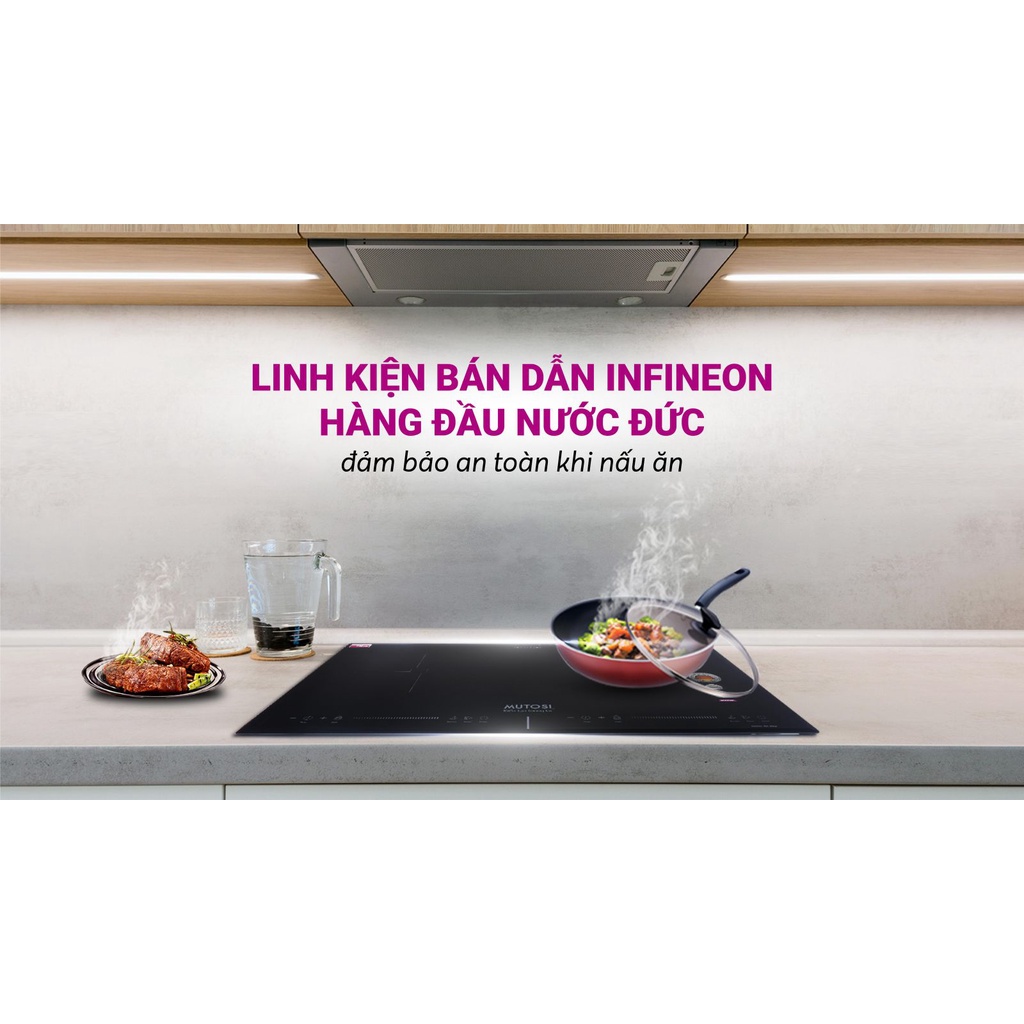 Bếp từ đôi chính hãng MUTOSI MI-86D