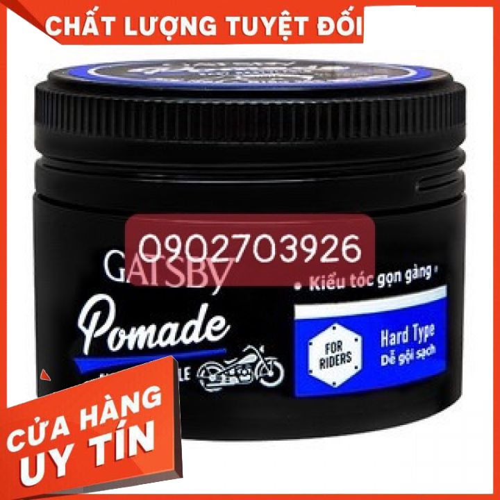 Wax Vuốt Tóc Gatsby Pomade 65g-dễ dàng tạo nếp -giữ nếp mềm -mùi dễ chịu -không khô tóc