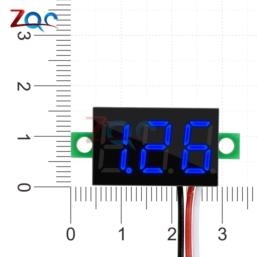 Vôn Kế Kỹ Thuật Số 0.36 inch 0.36 "DC 0-30V Có 3 Dây