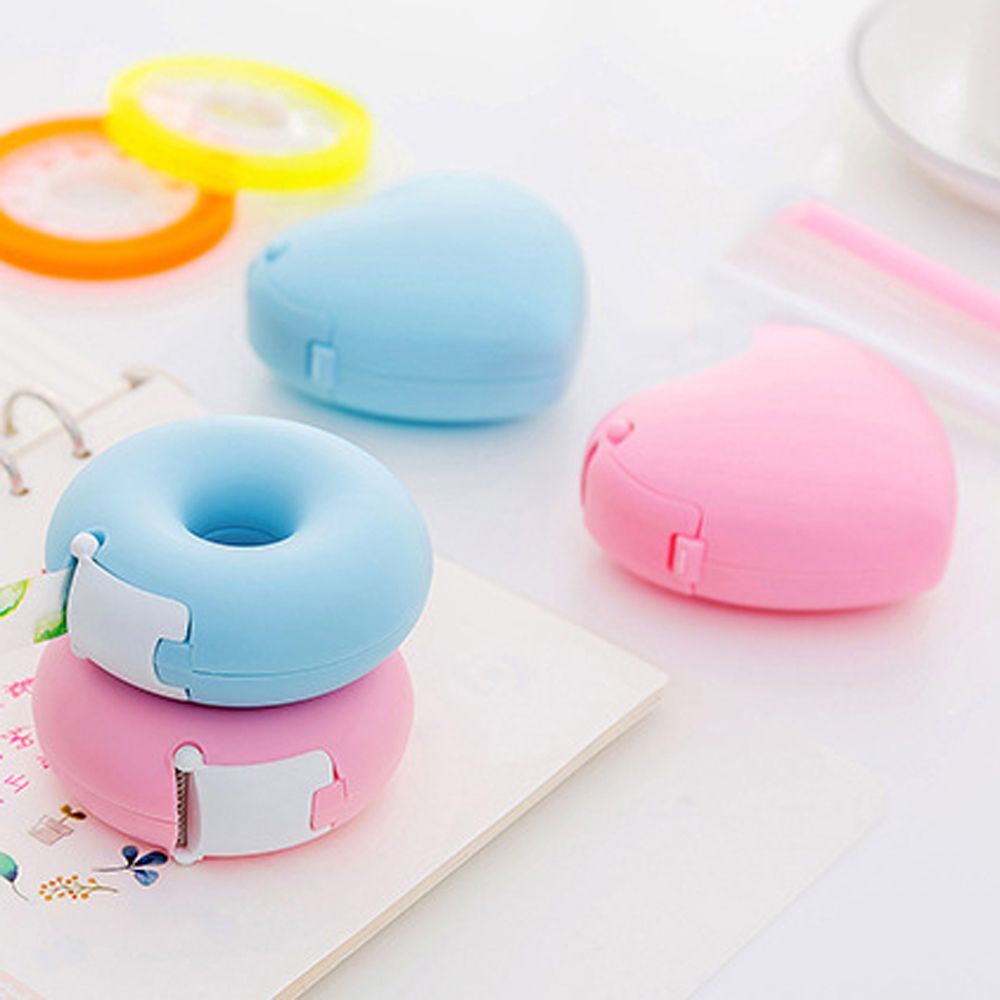 Giá đỡ cuộn băng keo dán lông mi bằng nhựa màu sắc ngọt ngào tiện dụng cho nữ