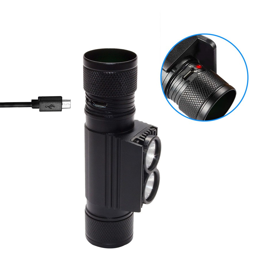 Set đèn pin đeo đầu SOFIRN D25S  LED 1200Lm SST40 siêu sáng chống thấm nước IPX6 USB Type C sạc lại được tiện lợi