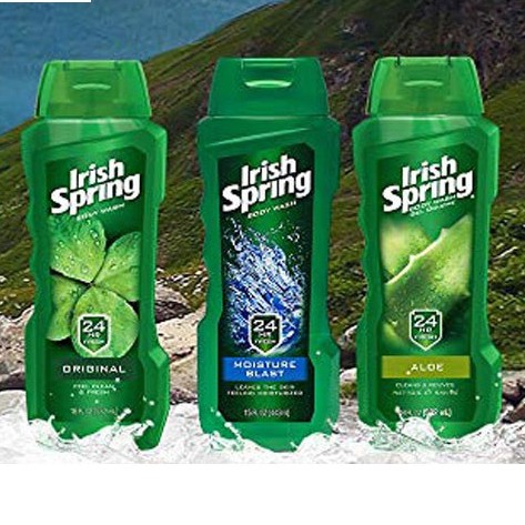 SỮA TẮM IRISH SPRING - Aloe Body Wash 532ml