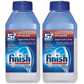 chai nước vệ sinh máy rửa chén bát Finish 250ml xuất xứ (Đức )