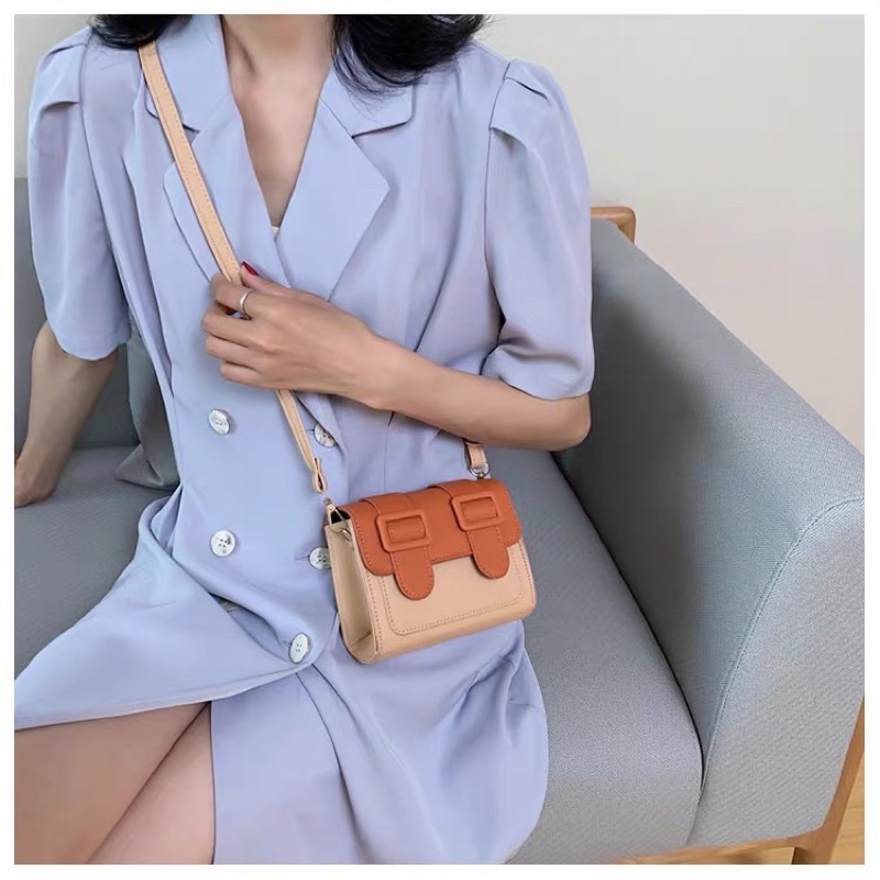 Túi xách mini cho nữ phối màu siêu xinh