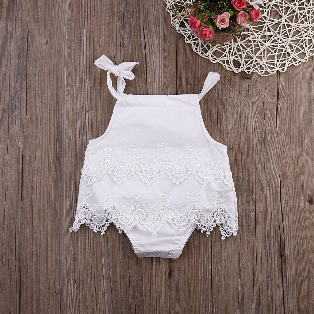 Bộ Bodysuit Một Mảnh Hình Hoa Dễ Thương Cho Bé