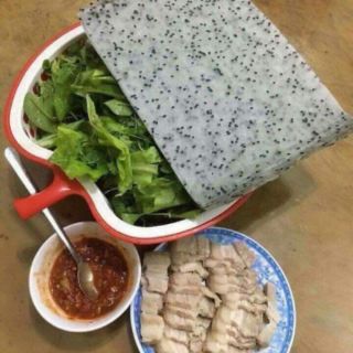 BÁNH TRÁNG NHÚNG MÈ ĐEN PHAN RANG