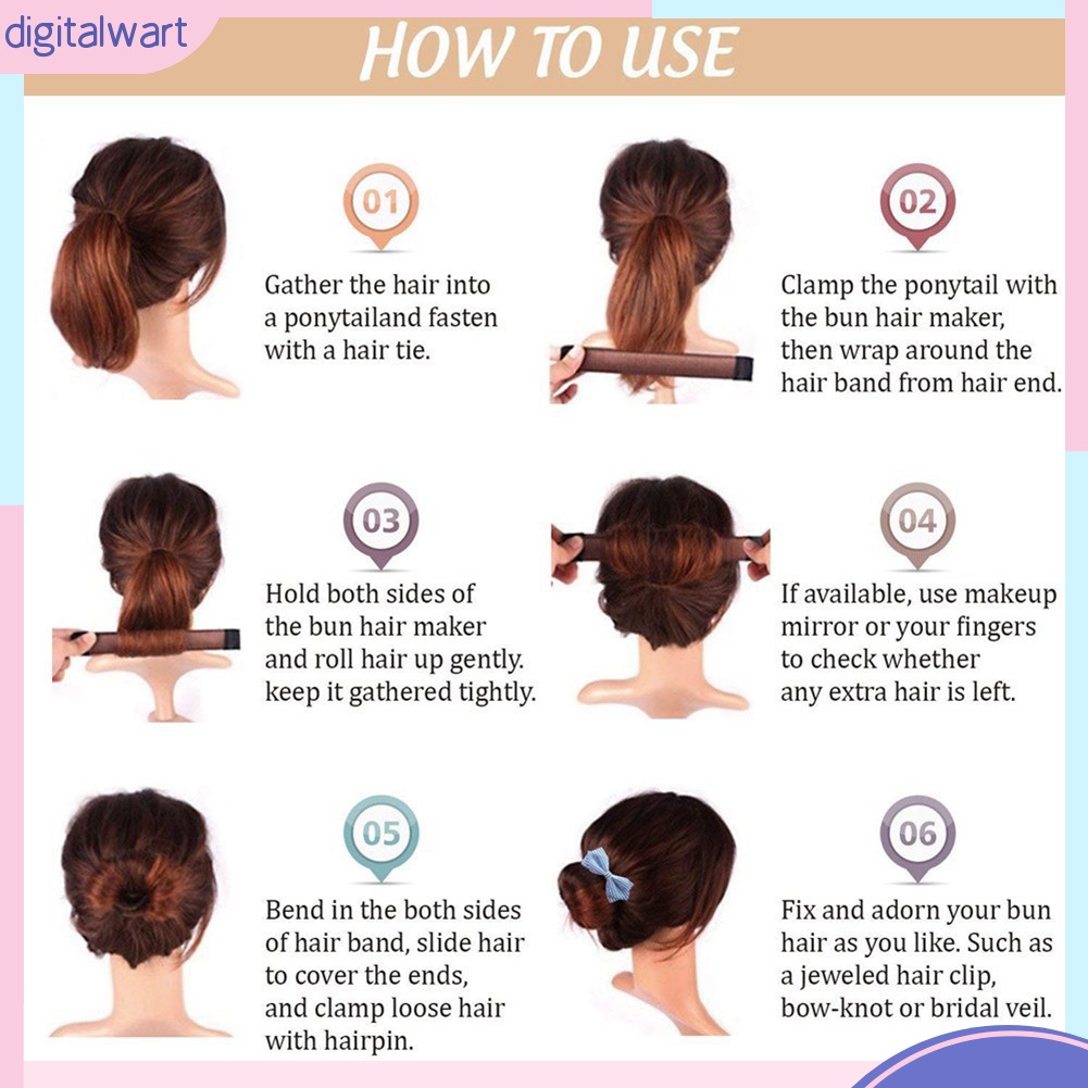 Dụng Cụ Hỗ Trợ Tạo Kiểu Tóc Búi Tiện Dụng Cho Nữ