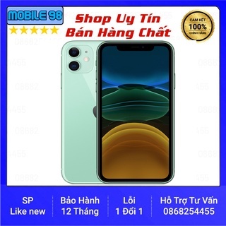  Điện thoại iPhone 11 64GB Mới 99% Quốc Tế Full Box ✅Bảo Hành 12 Tháng✅ 
