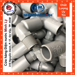 Co Nhựa Ren Ngoài PVC-U Bình Minh 21 mm 30 cái