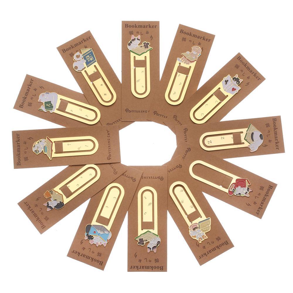 KRNY Bookmark Mạ Vàng Họa Tiết Hoạt Hình