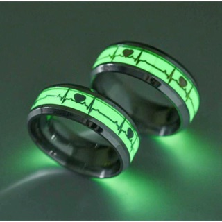 Nhẫn nhịp tim dạ quang phát sáng 2020