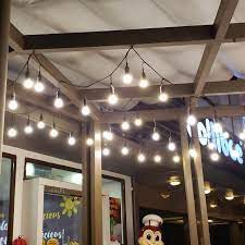 Bộ dây đuôi đèn 10M 15 Bóng ngoài trời- tặng kèm 15 bóng Led 3w LOẠI TỐT