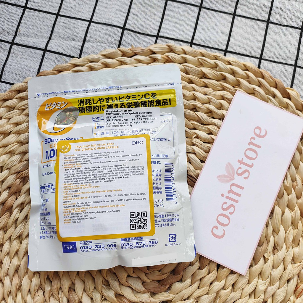 Viên uống DHC bổ sung vitamin C Nhật Bản 180 Viên 90 Ngày Dùng | BigBuy360 - bigbuy360.vn