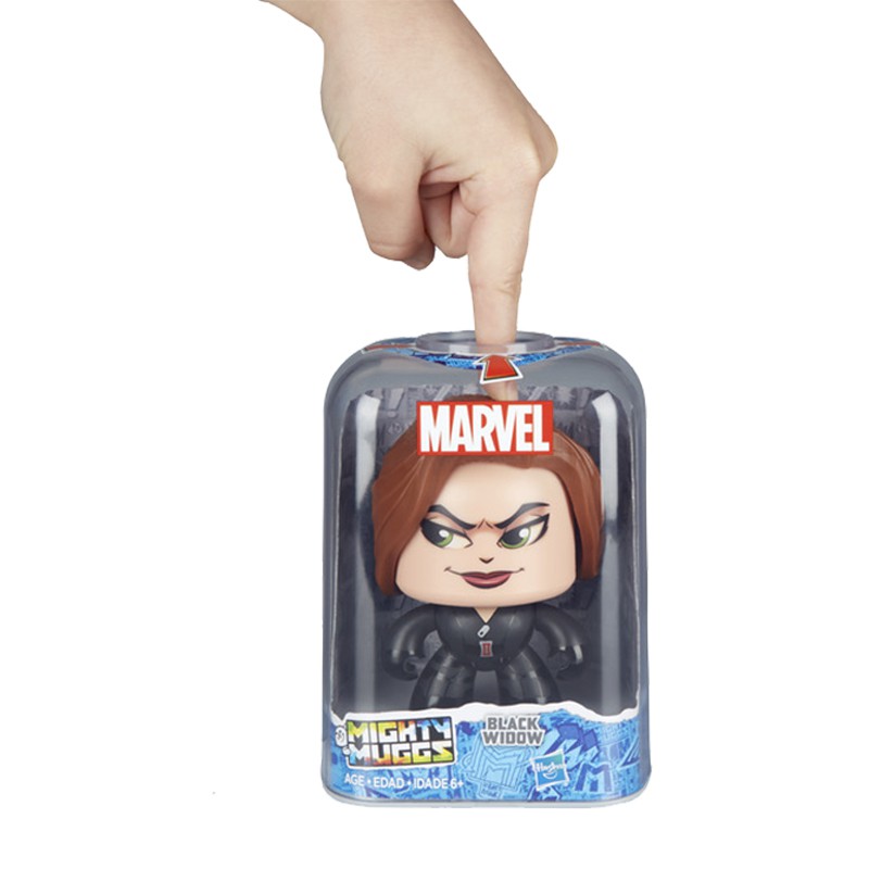 [Mã LIFEMKD3 giảm 100K đơn 499K] Đồ Chơi Mô hình Hasbro Mighty Muggs MVL - Black Widow E2167/E2122