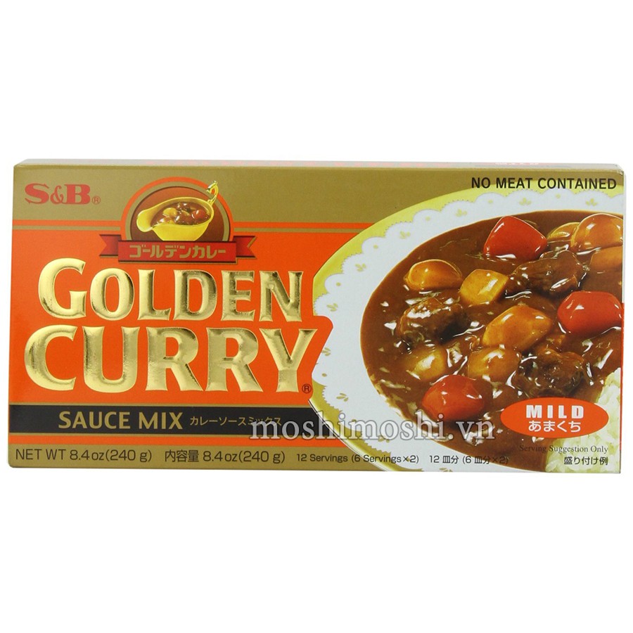 Cà ri ngọt - Golden curry Mild 220g NHẬT