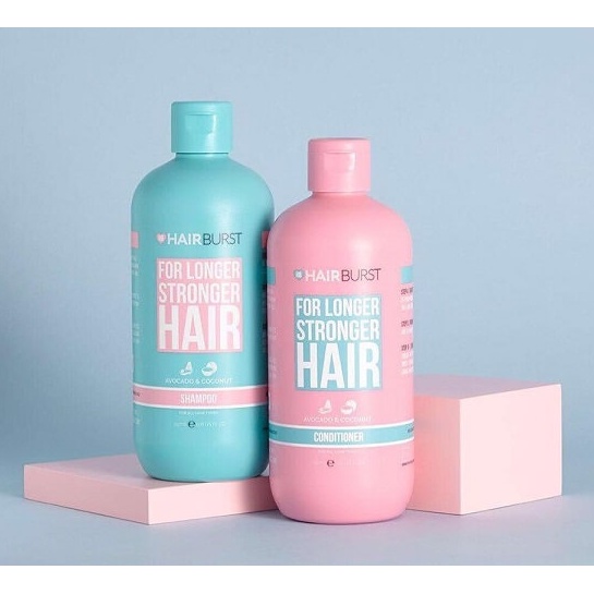 Bộ Dầu Gội Xả HairBurst For Longer Stronger Hair Kích Thích Mọc Tóc 350ml