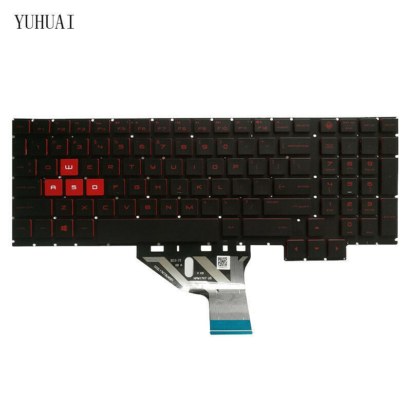 BH 12TH Bàn phím laptop HP Omen 15CE 15-CE CÓ ĐÈN ĐEN ĐỎ