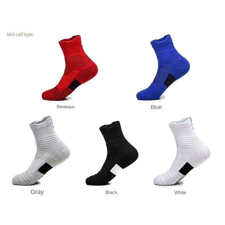 [ GYMEN ] Vớ thể thao chơi bóng rổ bóng đá cầu lông chống trượt mau khô cho nam