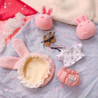 "Có Sẵn"Set Thỏ Ngọc cho Labubu17cm/  Doll 15-20cm