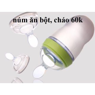 Núm thìa ăn cháo lắp bình cổ rộng