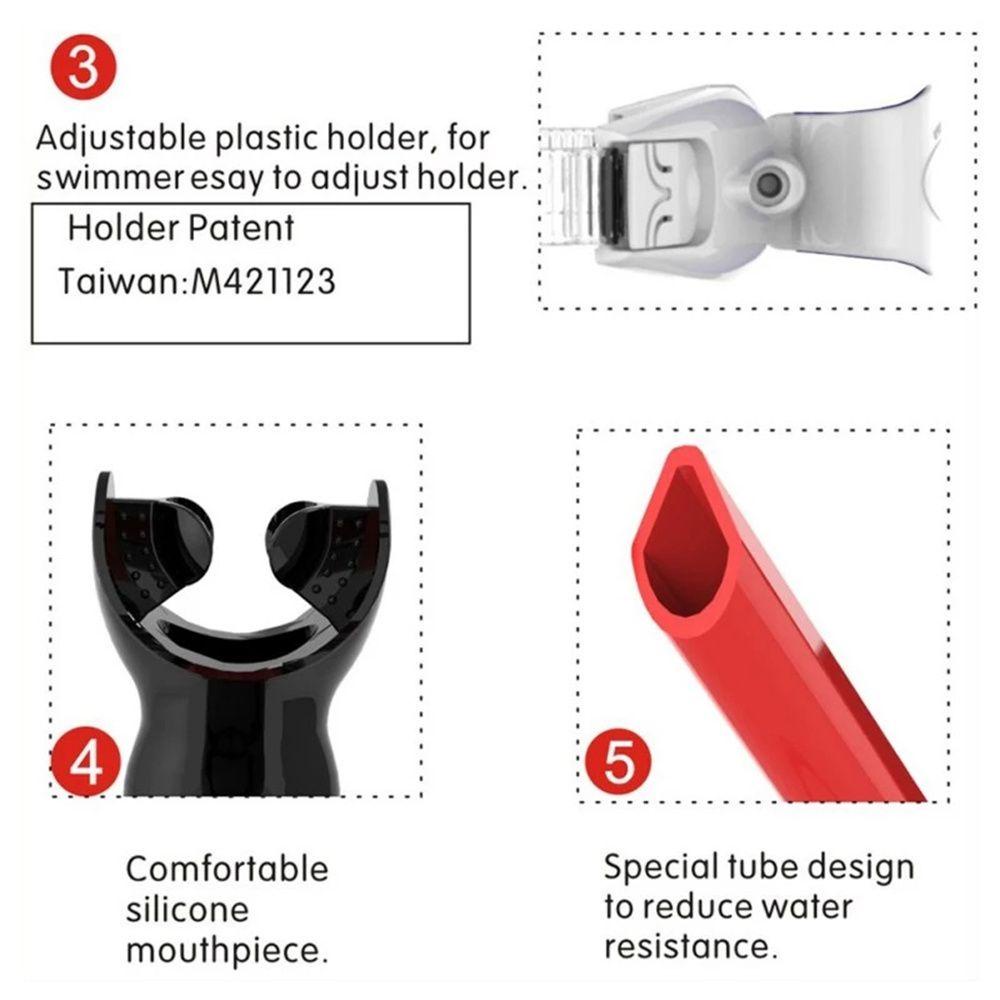 Ống Thở Hỗ Trợ Bơi Lặn Thoải Mái Tiện Dụng