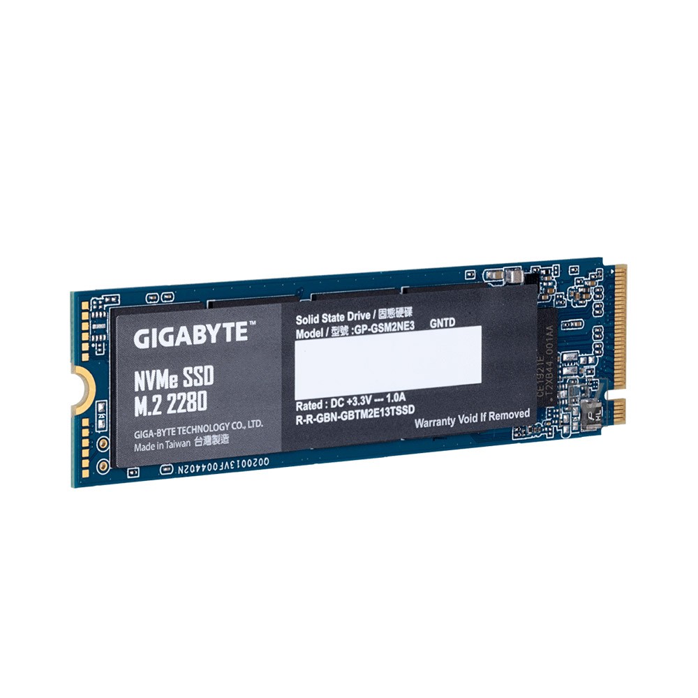 Ổ cứng SSD Gigabyte M.2 2280 NVMe Gen3 x4 (128GB/256GB) - Bảo hành 36 tháng