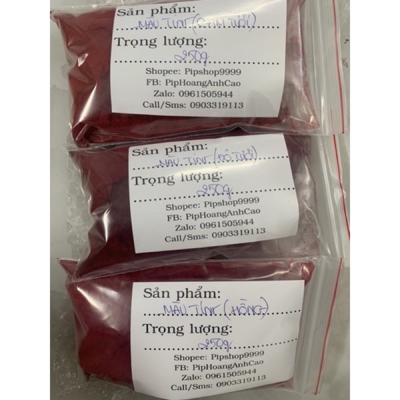 [HÀNG CHUẨN] Màu khoáng son tint (Tan Nước) 1g/5g
