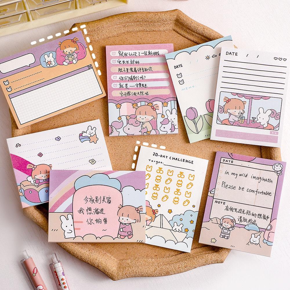 Note - giấy ghi chú dạng tệp nhiều tờ, note kèm bút│30 tờ │ Cực nhiều mẫu siêu đáng yêu │ Xem thêm ở phần MÔ TẢ SẢN PHẨM