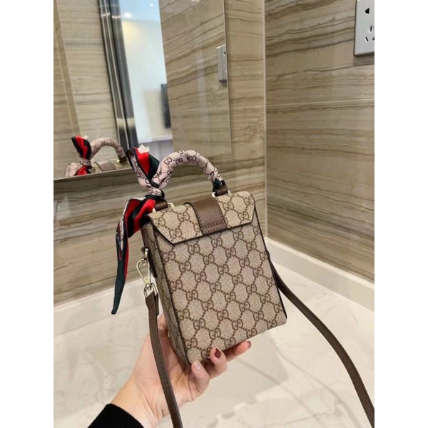 Túi chéo nữ G.C ophodia sz18cm logo chuẩn xịn fullbox nguyên seal