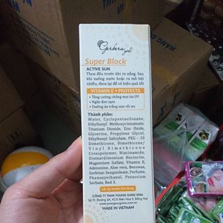 Kem chống nắng sun block 50+