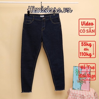 HM224 Quần Jean Bigsize Chất Thun Co Giãn Hack Chân Cực Dài Thương Hiệu Himistore