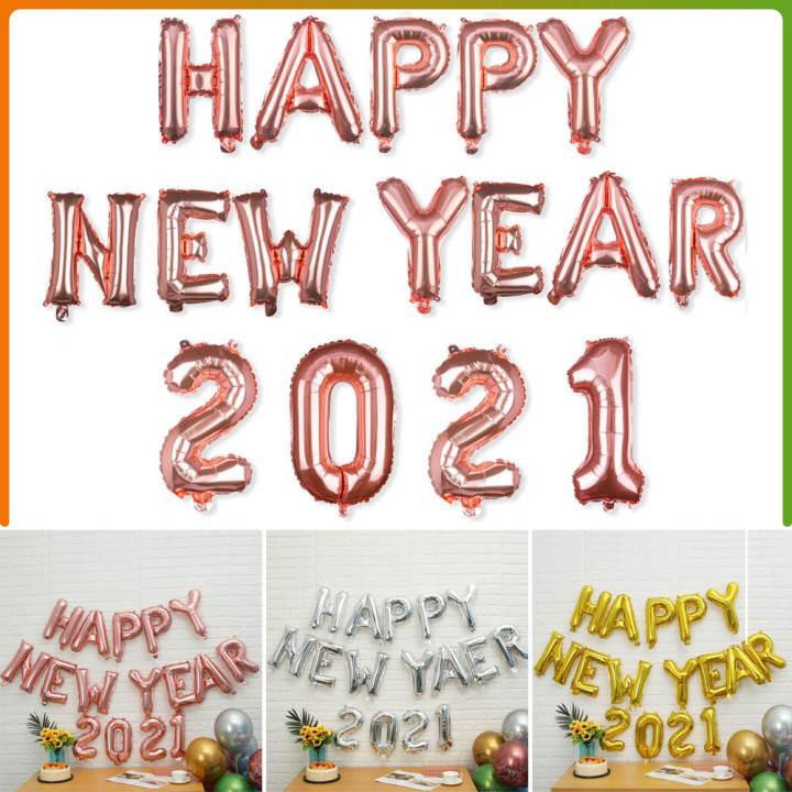 Chữ Happy New Year 2021 Trang trí tết 2021 -007Kids