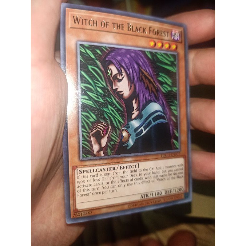 Tên thẻ bài yugioh:Witch of the Black Forest - TOCH-EN027 - Rare Unlimited