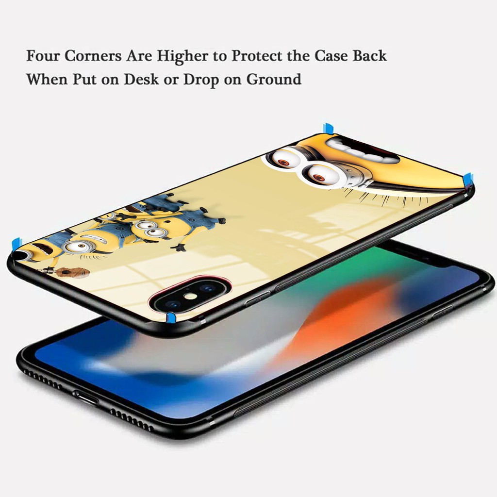 Ốp Điện Thoại Mặt Kính Họa Tiết Despicableble Cho Oppo Vivo Xiaomi Samsung Iphone 2 3 5 5i 5 Pro C1 67