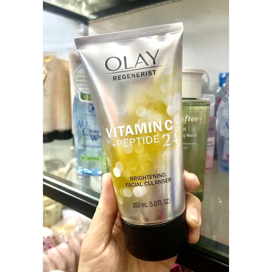 [ AUTH ] SỮA RỬA MẶT LÀM TRẮNG &amp; CHỐNG LÃO HOÁ DA OLAY RETINOL 24 - VITAMIN C 24 FACIAL CLEANSER 150ml